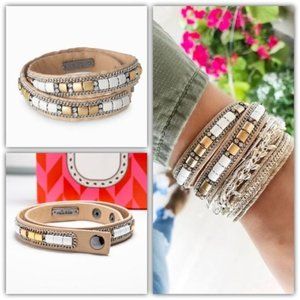 Cady Wrap Stella & Dot Bracelet - Tan